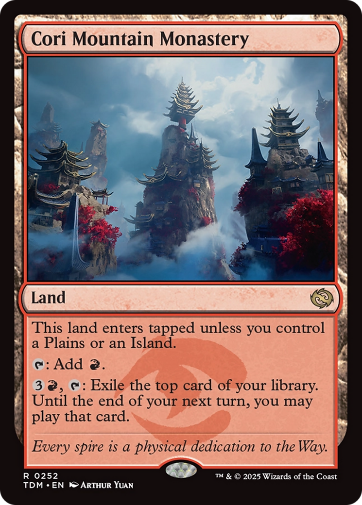 Cori Mountain Monastery [Tarkir: Dragonstorm] | The CG Realm