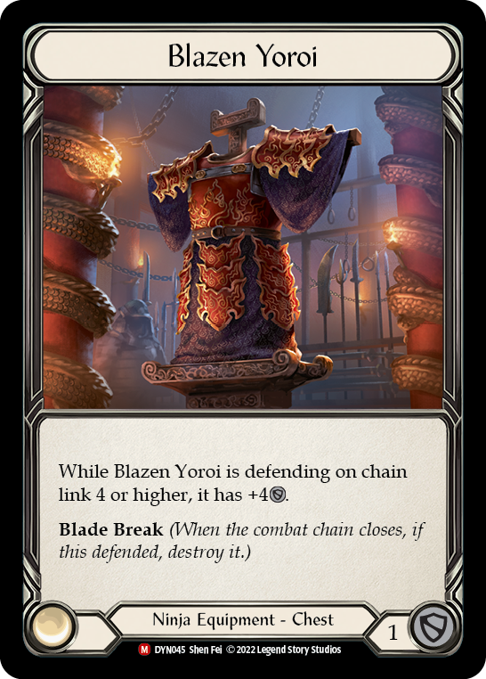 Blazen Yoroi [DYN045] (Dynasty) | The CG Realm