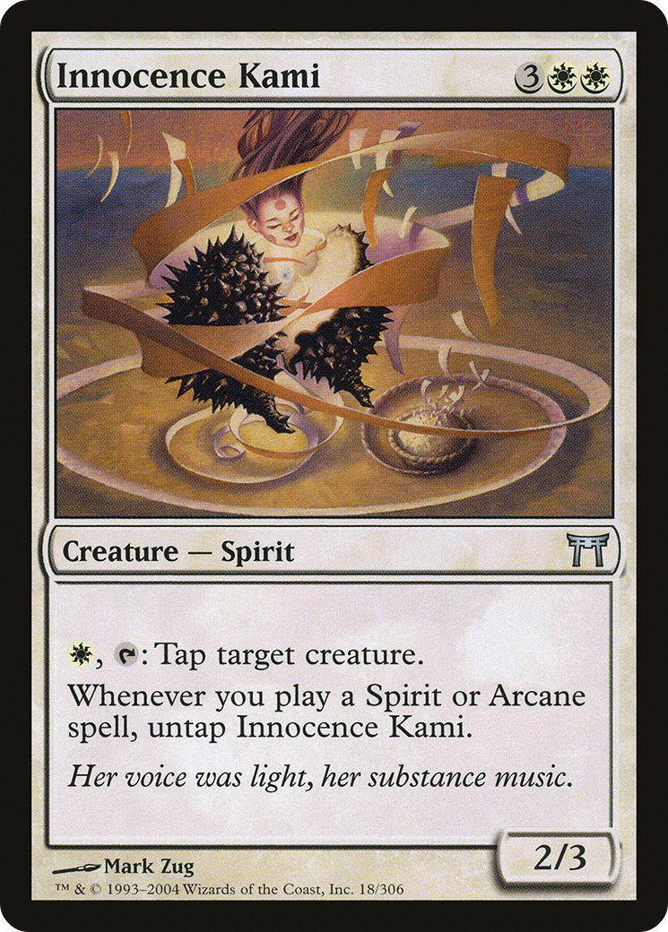 Innocence Kami (CHK-018) - Champions of Kamigawa
