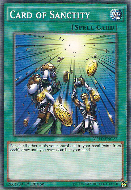 Card of Sanctity [YGLD-ENC27] Common | The CG Realm