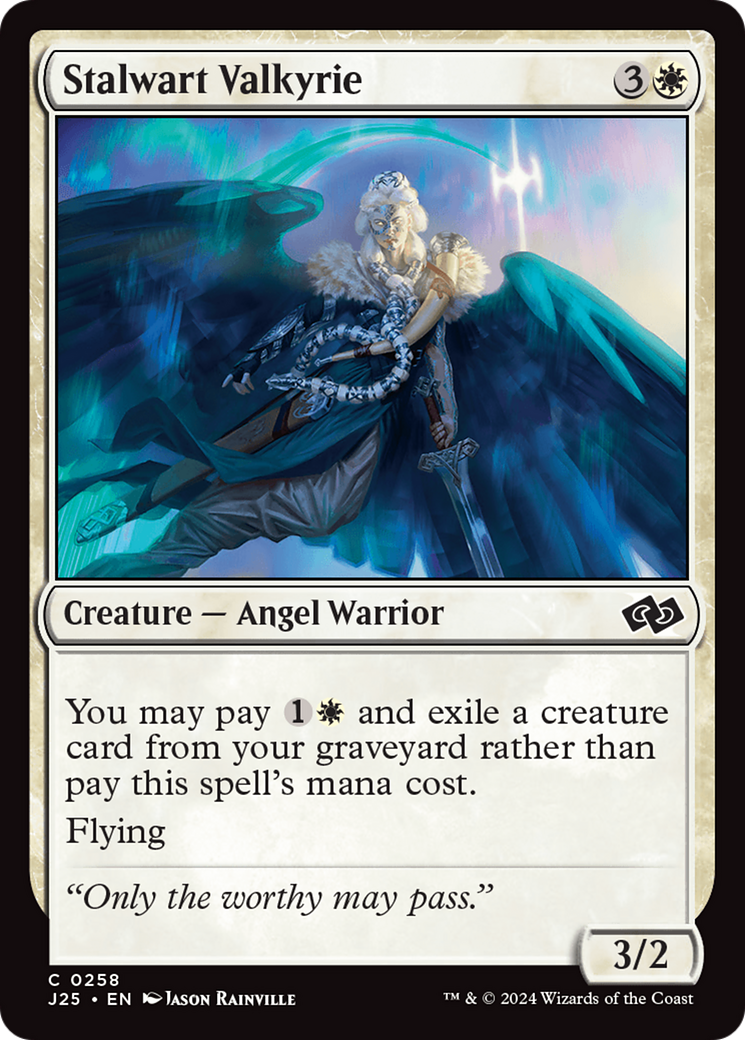 Stalwart Valkyrie [Foundations Jumpstart] | The CG Realm