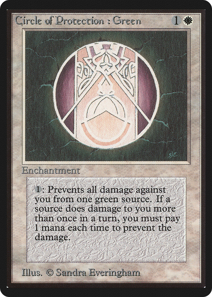 Circle of Protection: Green (LEB-) - Limited Edition Beta