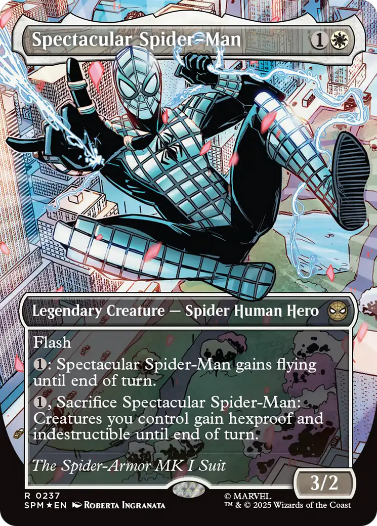 Spectacular Spider-Man (0237) (Borderless) (Textured Foil) [Marvel's Spider-Man] | The CG Realm