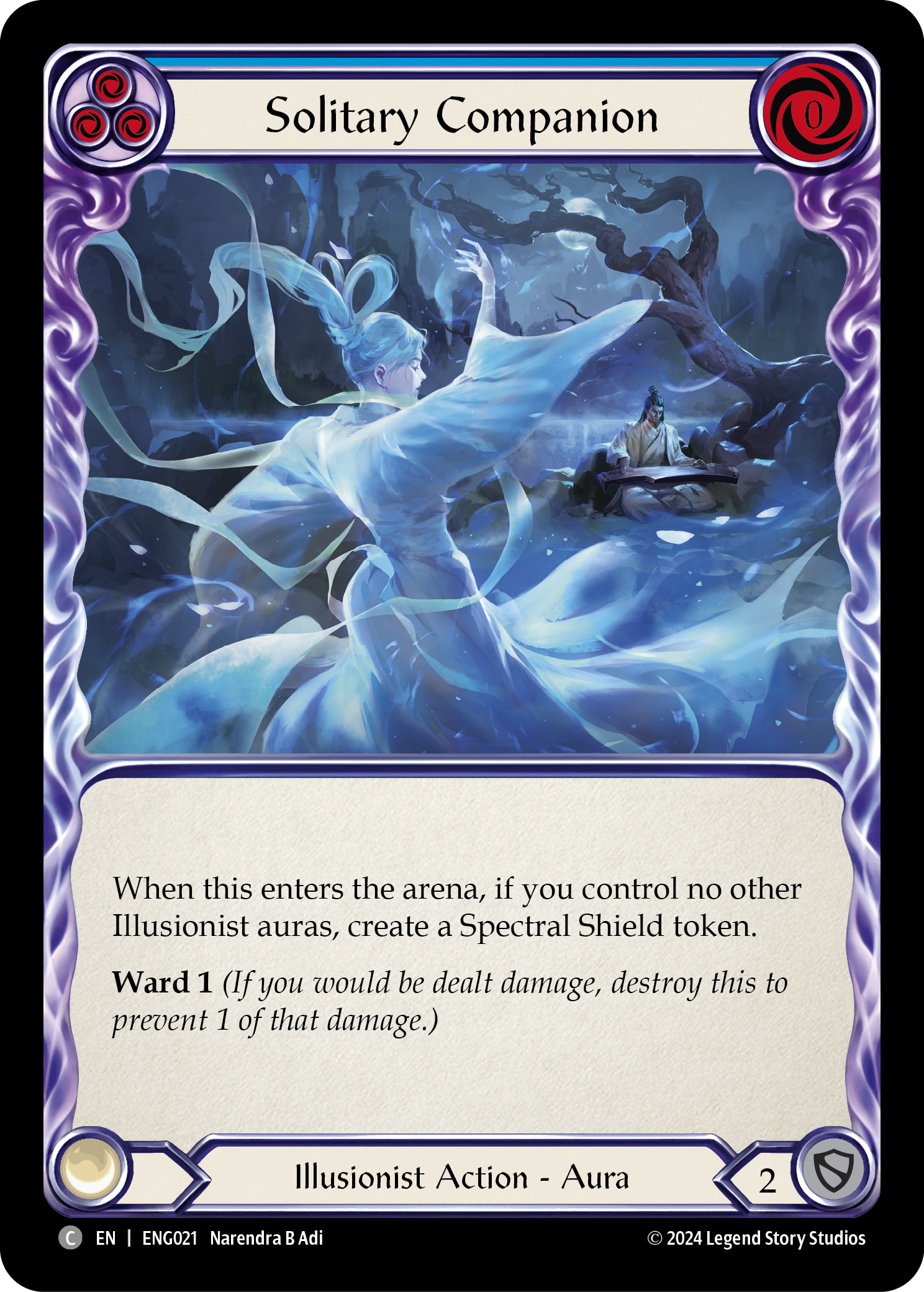 Solitary Companion [ENG021] (Part the Mistveil Enigma Blitz Deck) | The CG Realm