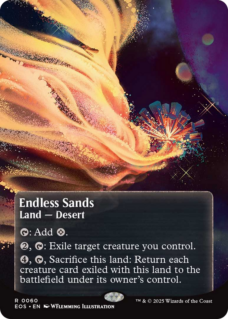 Endless Sands (0060) (Borderless) [Edge of Eternities: Stellar Sights] | The CG Realm