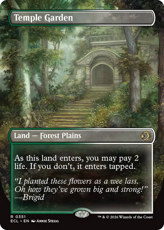 Temple Garden (Borderless) (ECL-351) - Lorwyn Eclipsed