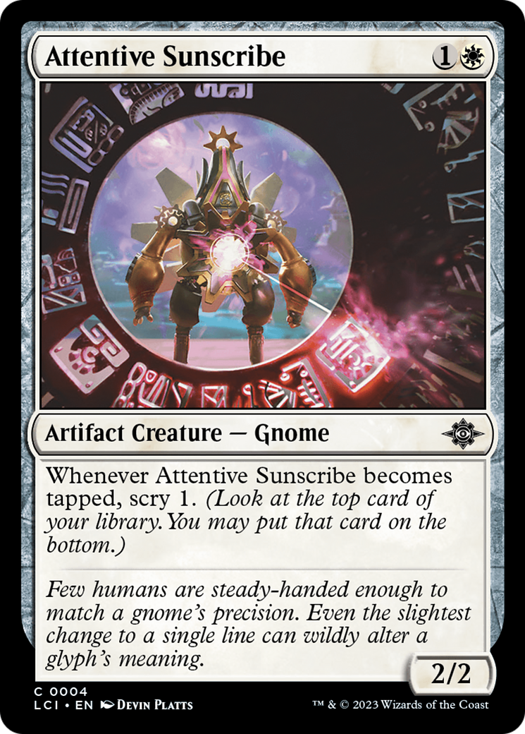 Attentive Sunscribe [The Lost Caverns of Ixalan] | The CG Realm