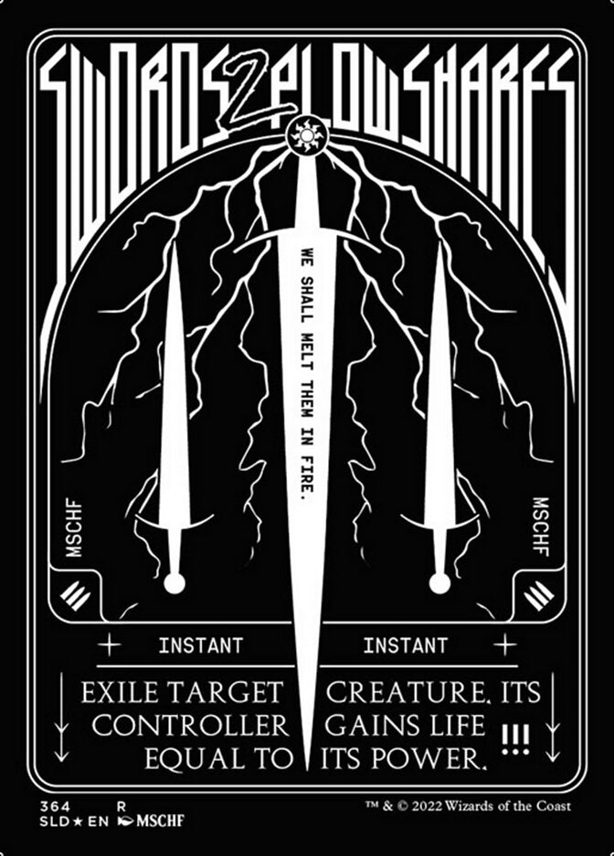 Swords to Plowshares (364) (Foil Etched) [Secret Lair Drop Series] | The CG Realm