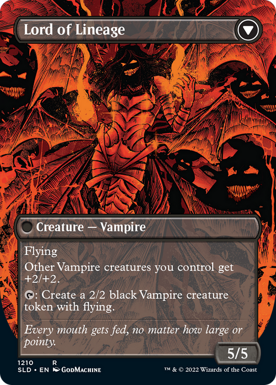 Bloodline Keeper (Display Commander) - Thick Stock (SLD-1210) - Secret Lair Drop (Borderless)