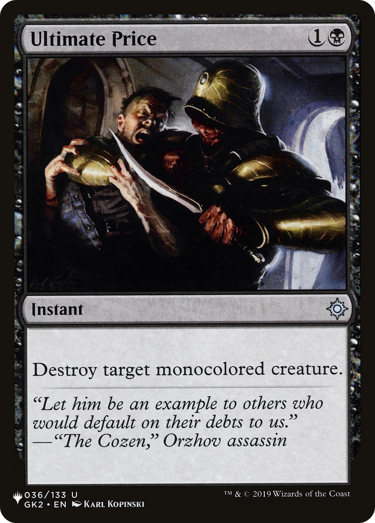 Ultimate Price [The List] | The CG Realm