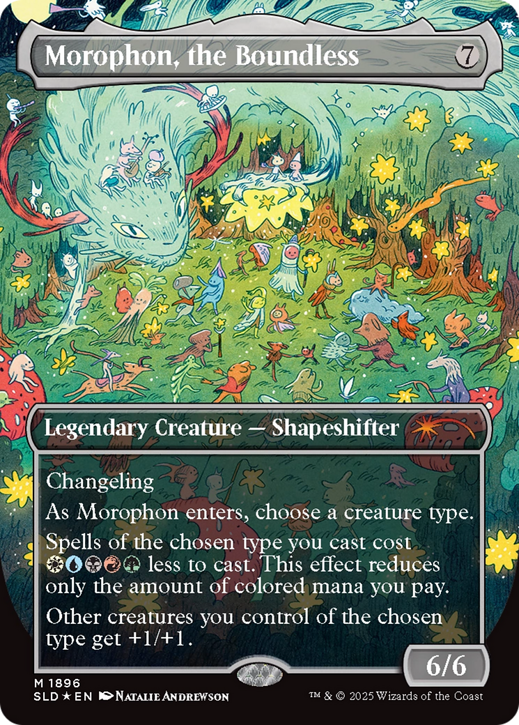 Morophon, the Boundless (Display Commander) - Thick Stock (Double Rainbow Foil) [Secret Lair Drop Series] | The CG Realm