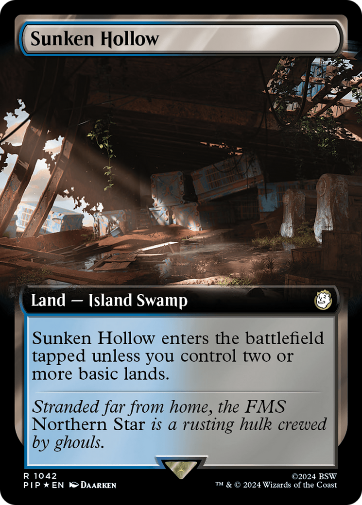 Sunken Hollow (Extended Art) (Surge Foil) [Fallout] | The CG Realm