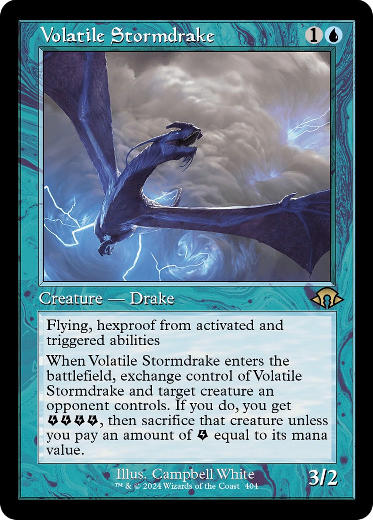 Volatile Stormdrake (Retro) [Modern Horizons 3] | The CG Realm