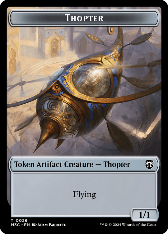 Thopter // Copy Double-Sided Token (M3C-26 // 1) - Modern Horizons 3 Commander