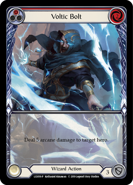 Voltic Bolt (Red) [LGS016-P] (Promo)  1st Edition Normal | The CG Realm