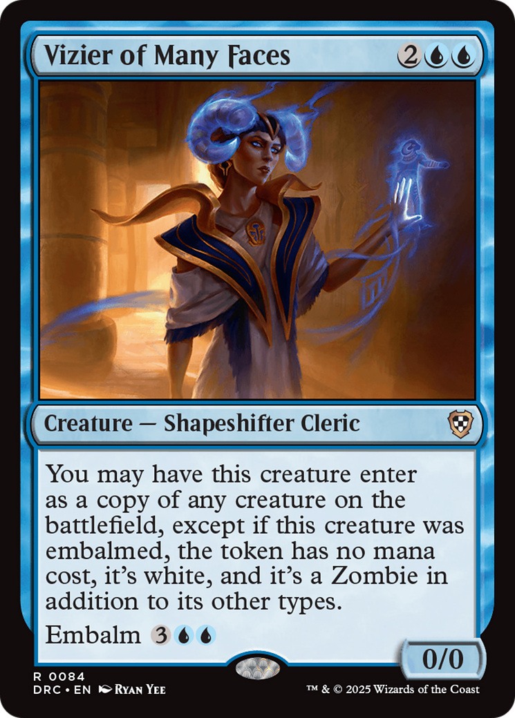 Vizier of Many Faces [Aetherdrift Commander] | The CG Realm
