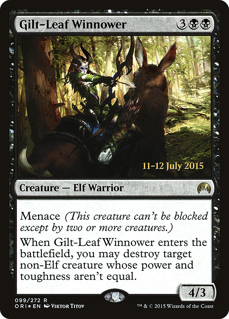 Gilt-Leaf Winnower (PRE-099) - Magic Origins Promos Foil