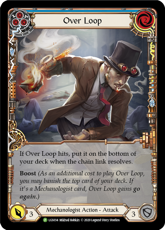 Over Loop (Blue) [LGS034] (Promo)  Rainbow Foil | The CG Realm