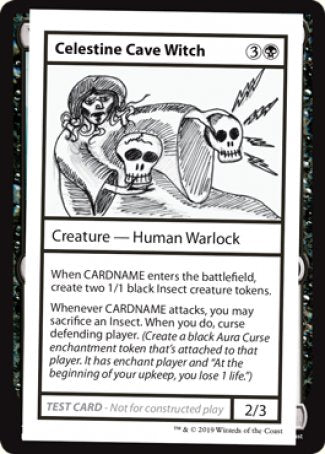 Celestine Cave Witch (2021 Edition) [Mystery Booster Playtest Cards] | The CG Realm