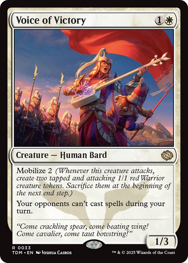 Voice of Victory [Tarkir: Dragonstorm] | The CG Realm