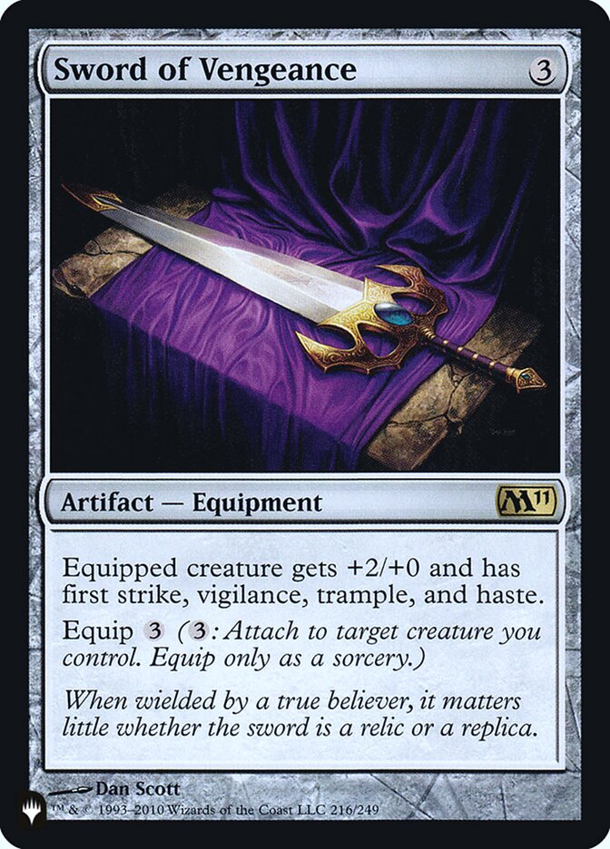 Sword of Vengeance [Secret Lair: Heads I Win, Tails You Lose] | The CG Realm