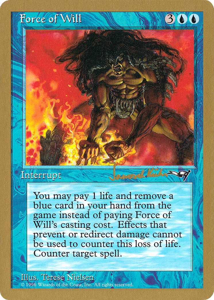Force of Will - 1997 Janosch Kuhn (ALL) (WCD-) - World Championship Decks 1997