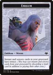 Soldier (004) // Wrenn and Six Emblem (021) Double-Sided Token [Modern Horizons Tokens] | The CG Realm