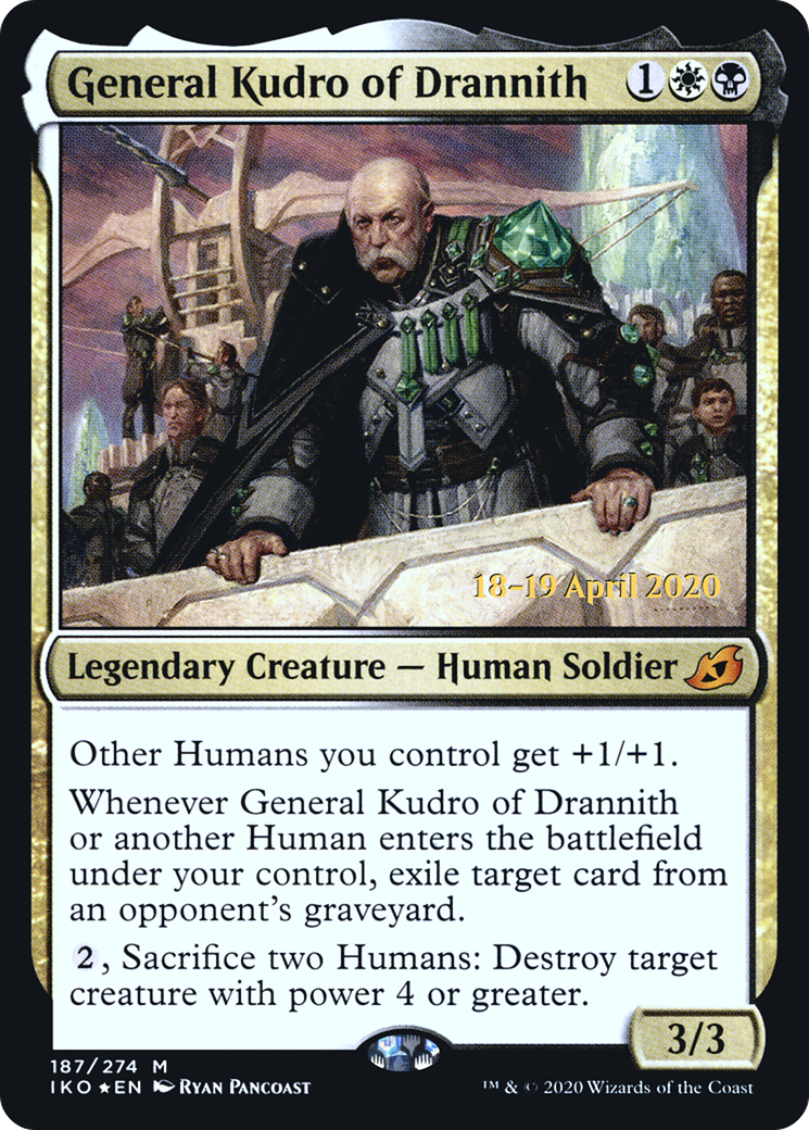 General Kudro of Drannith (PRE-187S) - Ikoria: Lair of Behemoths Promos Foil