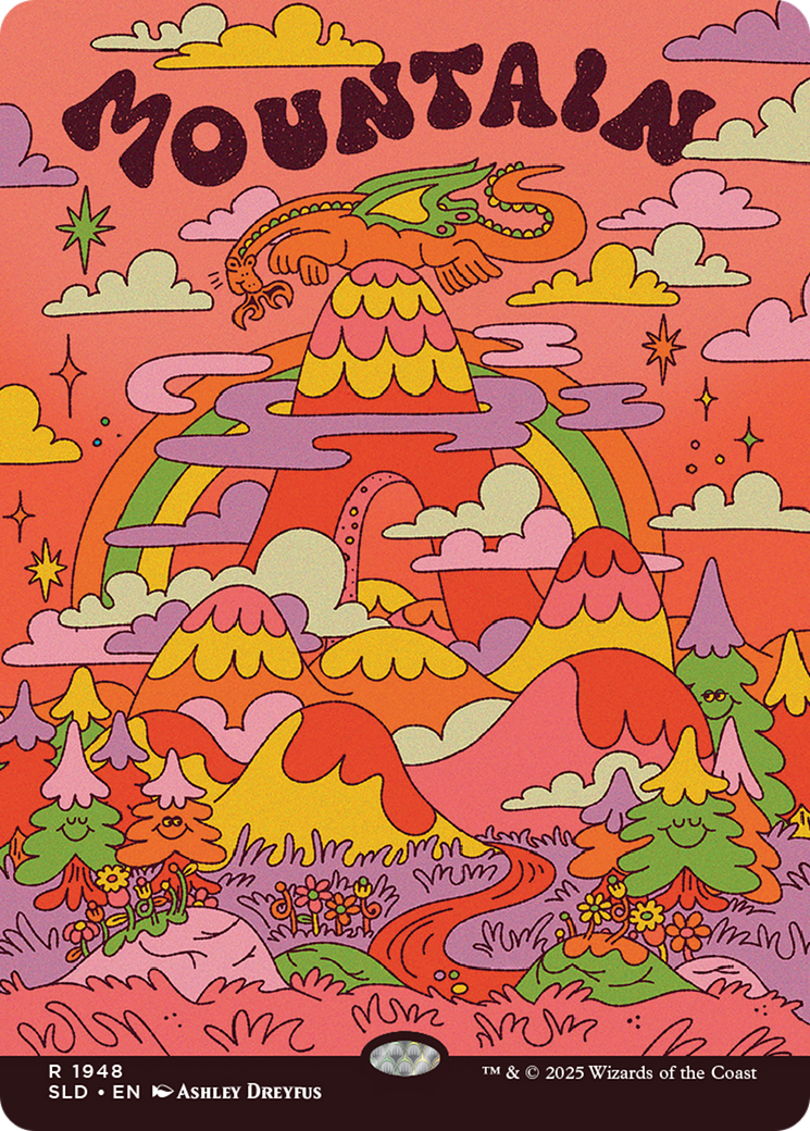 Mountain (1948) (Rainbow Foil) [Secret Lair Drop Series] | The CG Realm