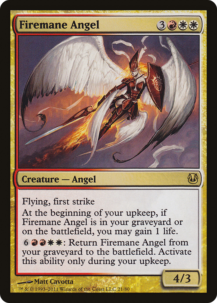 Firemane Angel (DDH-021) - Duel Decks: Ajani vs. Nicol Bolas