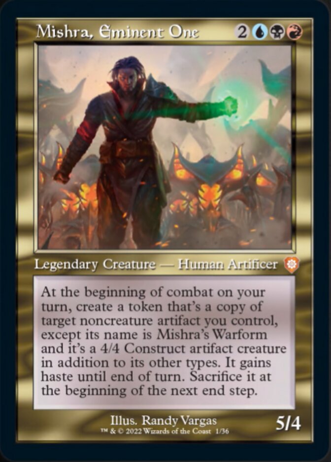Mishra, Eminent One (001) (Retro) [The Brothers' War Commander] | The CG Realm
