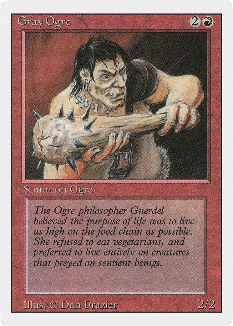 Gray Ogre (3ED-) - Revised Edition