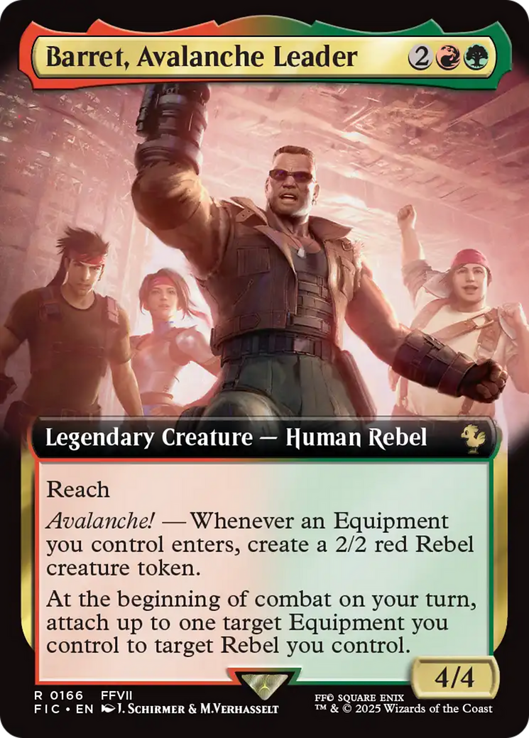 Barret, Avalanche Leader (Extended Art) [FINAL FANTASY Commander] | The CG Realm