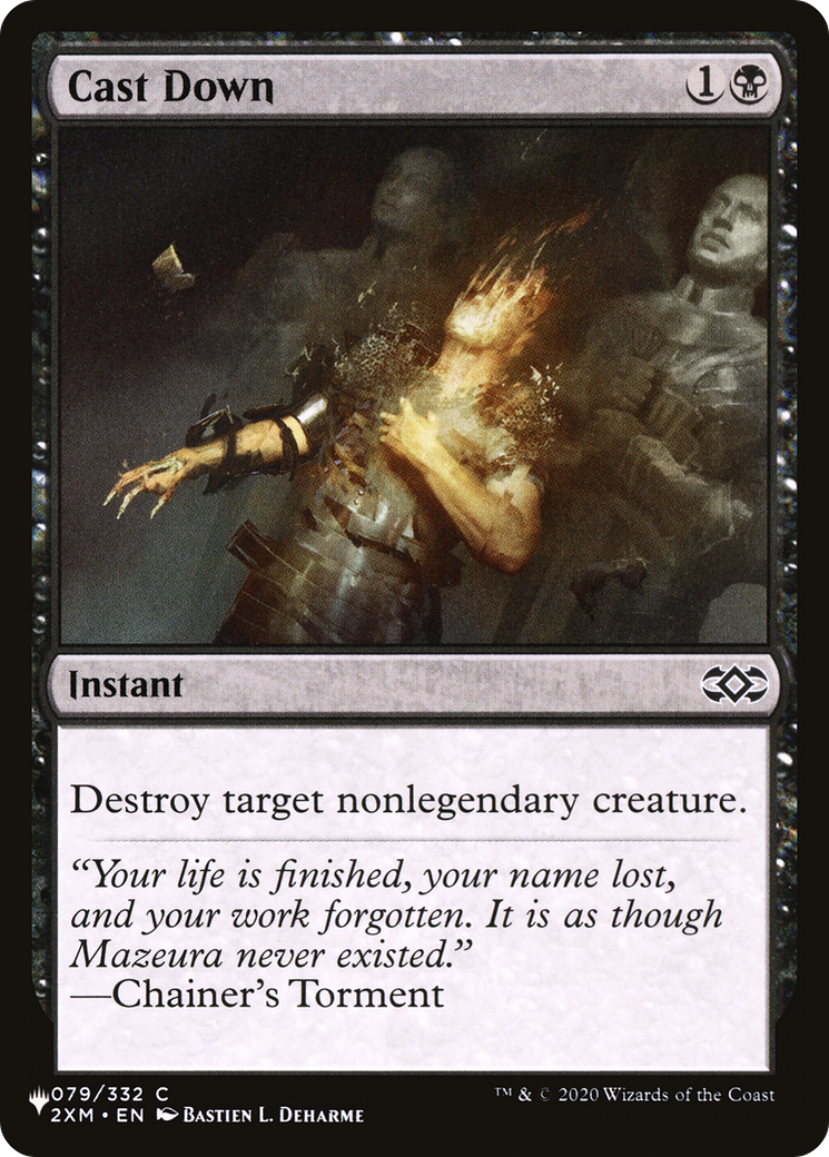 Cast Down (2XM) [The List] | The CG Realm