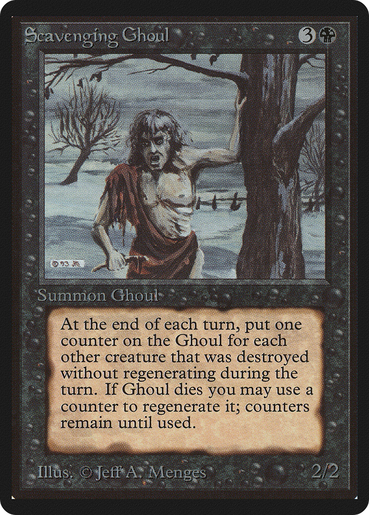 Scavenging Ghoul (LEB-) - Limited Edition Beta