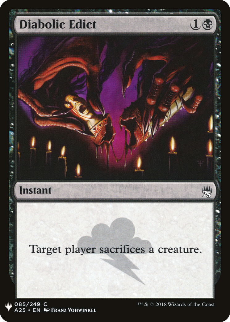 Diabolic Edict (LIST-A25-85) - The List