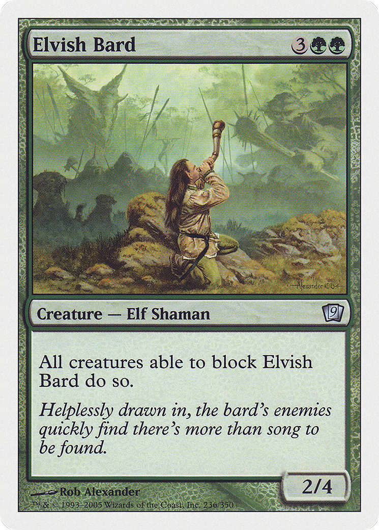 Elvish Bard (9ED-236) - 9th Edition
