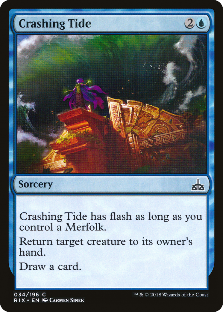 Crashing Tide (RIX-034) - Rivals of Ixalan