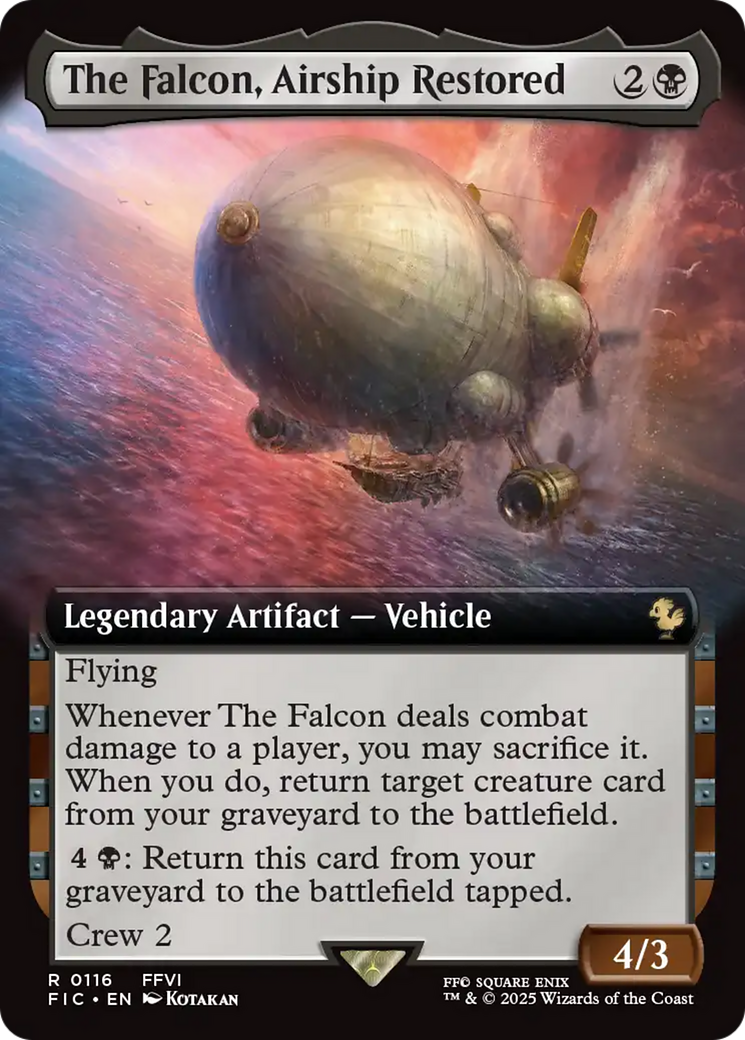 The Falcon, Airship Restored (Extended Art) [FINAL FANTASY Commander] | The CG Realm