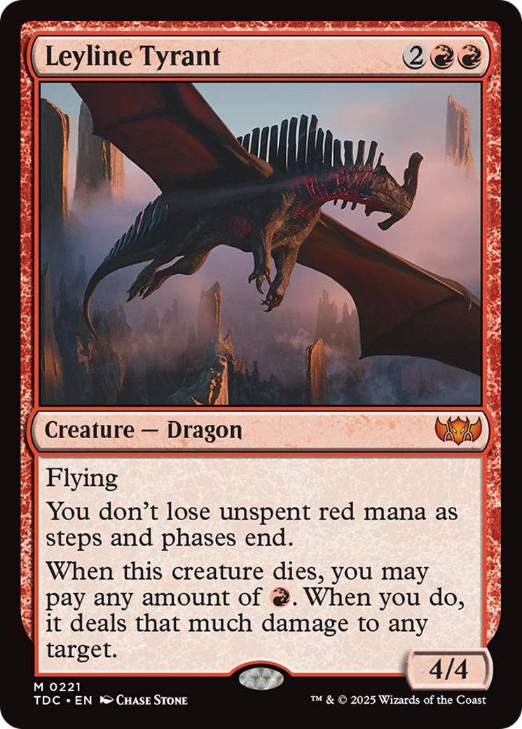 Leyline Tyrant [Tarkir: Dragonstorm Commander] | The CG Realm