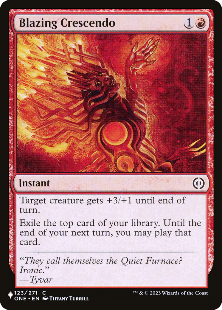 Blazing Crescendo [The List] | The CG Realm