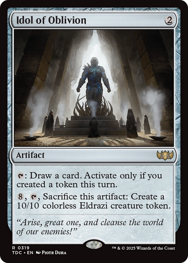 Idol of Oblivion [Tarkir: Dragonstorm Commander] | The CG Realm