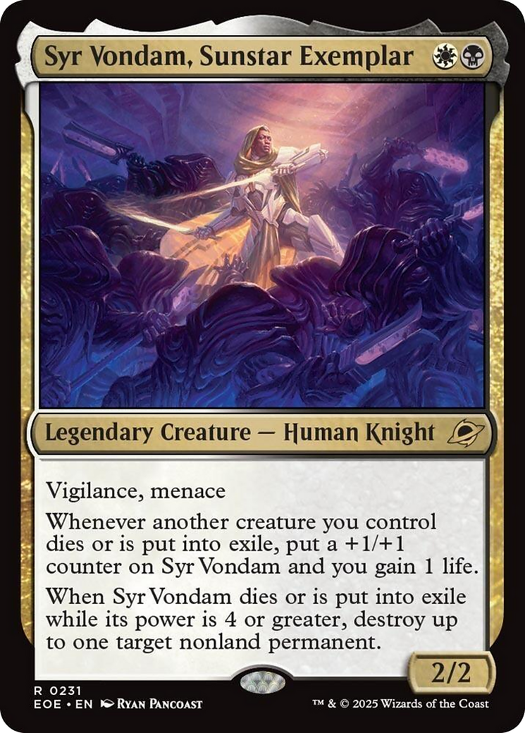 Syr Vondam, Sunstar Exemplar [Edge of Eternities] | The CG Realm