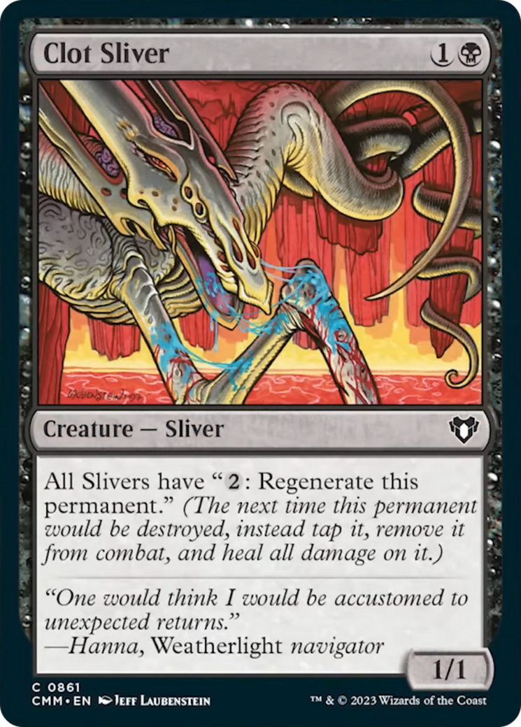 Clot Sliver [Commander Masters] | The CG Realm