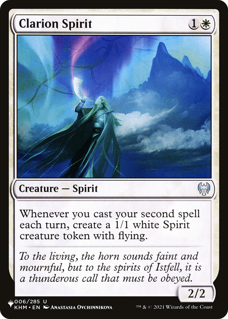 Clarion Spirit [The List] | The CG Realm