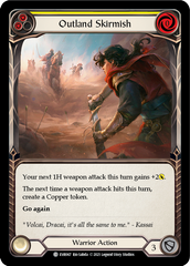 Outland Skirmish (Yellow) [EVR067] (Everfest)  1st Edition Normal | The CG Realm