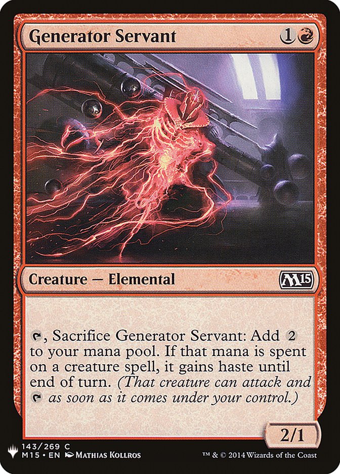Generator Servant [Mystery Booster] | The CG Realm