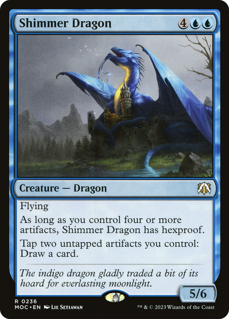 Shimmer Dragon [March of the Machine Commander] | The CG Realm