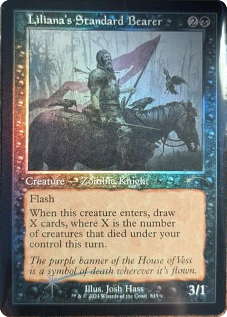 Liliana's Standard Bearer (Retro Frame) [Secret Lair Drop Series] | The CG Realm