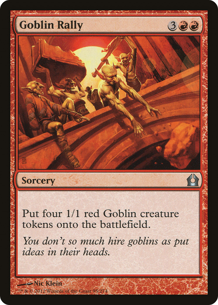 Goblin Rally (RTR-095) - Return to Ravnica